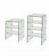 Mueble auxiliar de cristal Cube
