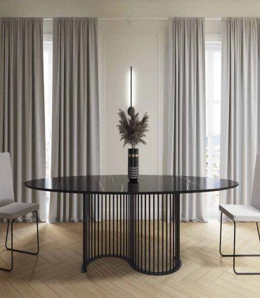 Mesa Tapa de cristal Nilo I de Ámbar Muebles