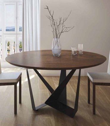 Mesa de comedor redonda Adara III de Ámbar Muebles