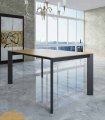 Mesa de comedor extensible de madera Marina