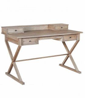 Escritorio de madera maciza Double de Ámbar Muebles