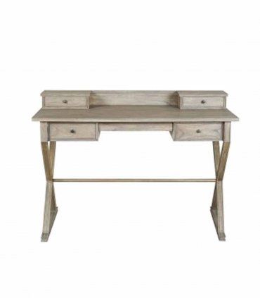 Escritorio de madera maciza Double de Ámbar Muebles