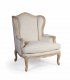 Sillones de madera tapizados Victoria, modelo a