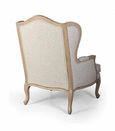 Sillones de madera tapizados Victoria, modelo a