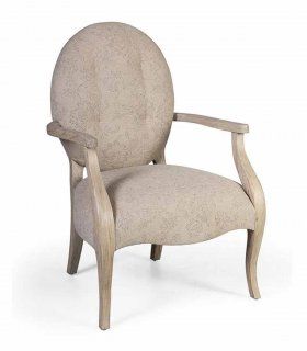 Sillones de madera tapizados Virginia
