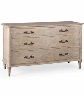 Cómoda de madera de mindi Basic de Ámbar Muebles