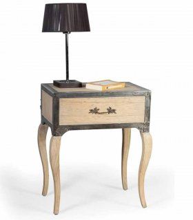 Mesita de noche de madera Benac de Ámbar Muebles
