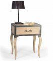 Mesita de noche de madera Benac