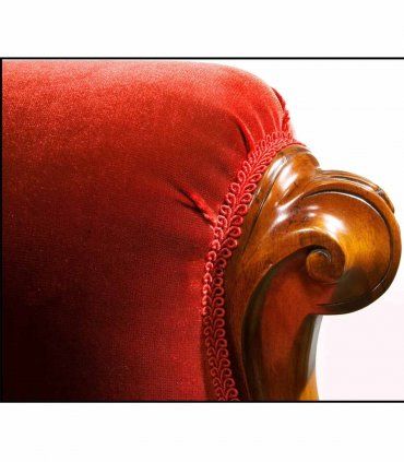 Sillón de terciopelo Abu de Ámbar Muebles