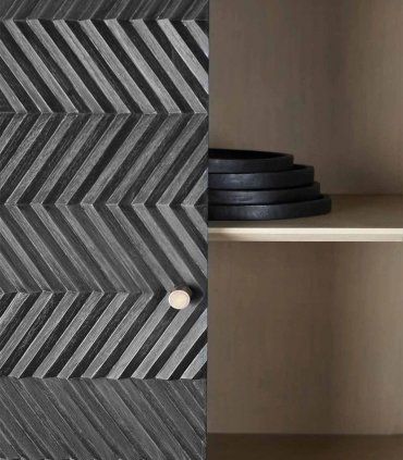 Estantería étnica ZigZag de Ámbar Muebles