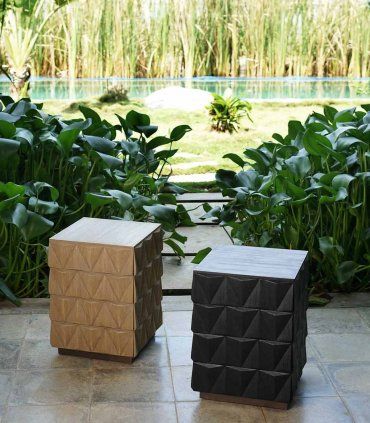 Mesita auxiliar de rincón Cube de Ámbar Muebles