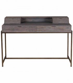 Escritorio étnico de madera Cajún de Ámbar Muebles