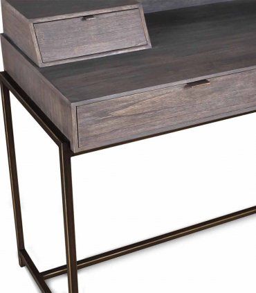 Escritorio étnico de madera Cajún