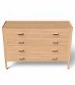 Cómoda de madera 4 cajones Gary