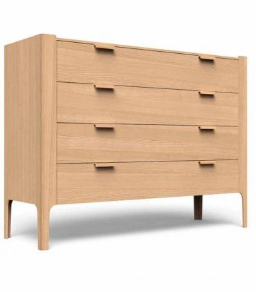 Cómoda de madera 4 cajones Gary de Ámbar Muebles