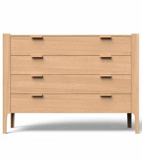Cómoda de madera 4 cajones Gary