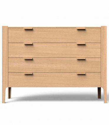 Cómoda de madera 4 cajones Gary