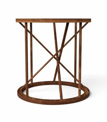 Mesa auxiliar con tapa de cristal Bora