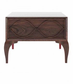 Mesitas de noche de nogal Stile de Ámbar Muebles