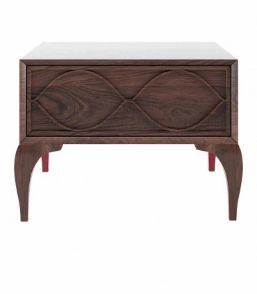 Mesitas de noche de nogal Stile de Ámbar Muebles
