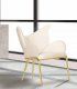 Sillón tapizado de acero Butter de Ámbar Muebles
