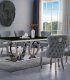 Mesa de acero inoxidable Circle de Ámbar Muebles