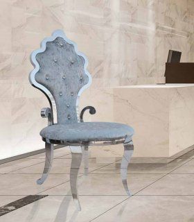 Silla de acero inoxidable Diana de Ámbar Muebles