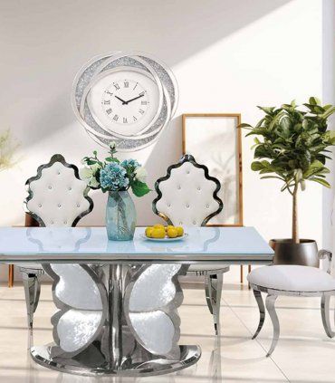 Silla de acero inoxidable Diana de Ámbar Muebles