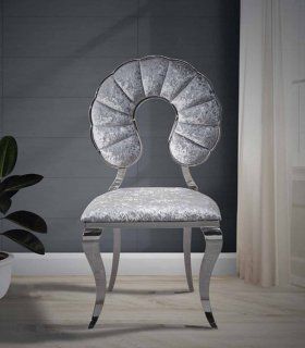 Silla de terciopelo Triom de Ámbar Muebles