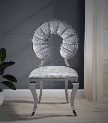 Silla de terciopelo Triom de Ámbar Muebles