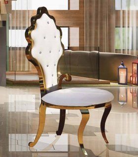 Silla de acero inoxidable Diana II de Ámbar Muebles
