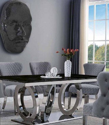 Figura de decoración Cara Mosaico de Ámbar Muebles