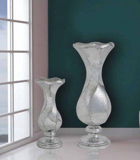 Jarrón decorativo de Acero de Ámbar Muebles