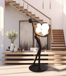 Escultura decorativa con luz Women de Ámbar Muebles