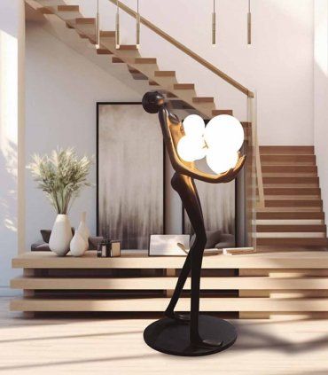 Escultura decorativa con luz Women de Ámbar Muebles