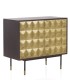 Cómoda con Frontal Geométrico Dorado Cleo