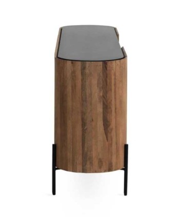 Aparador de Madera Maciza de Mango con Diseño Contemporáneo Redoli