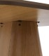 Mesa de Comedor en Chapa de Roble Linton, detalle