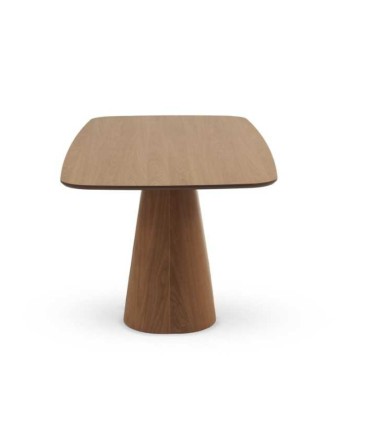 Mesa de Comedor en Chapa de Roble Linton, perfil