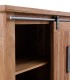 Cómoda de Madera de Acacia con Cajones y Puerta Corredera Montesa, detalle