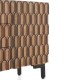 Aparador en Madera de Mango 3 Cajones y Puertas Diseño Geométrico Mateo, detalle