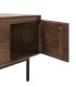 Mueble TV Joe de Madera de Mango con 3 Puertas Joe, abierto