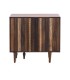 Cómoda de madera de acacia maciza Aran, frente