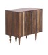 Cómoda de madera de acacia maciza Aran, lado