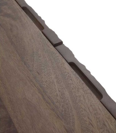 Aparador de madera de mango con puertas labradas Caimán, tirador