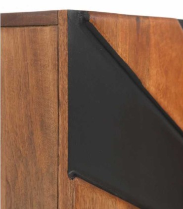Aparador de madera de mango estilo moderno Alma, detalle