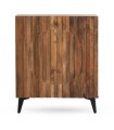 Aparador alto en madera de mango diseño geométrico Adriano