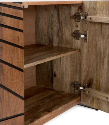 Aparador de madera de mango diseño geométrico moderno Dante