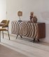 Aparador de madera de mango con relieve texturizado Lorenzo, ambiente