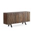 Aparador de madera de mango con relieve texturizado Lorenzo, lateral